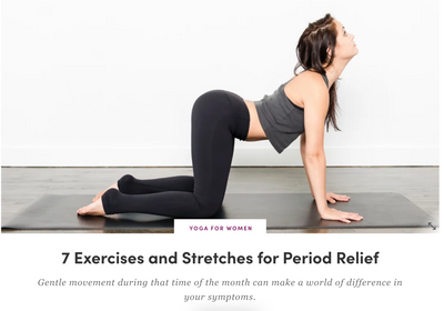 OXYGEN MAG: 7 Exercises & Stretches For Period Relief