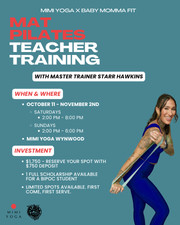 Mat Pilates Teacher Training with Starr - OCTOBER 2025