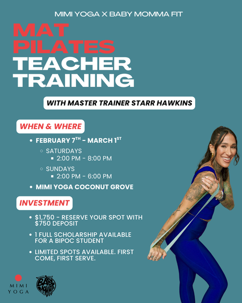 Mat Pilates Teacher Training with Starr - February 2026